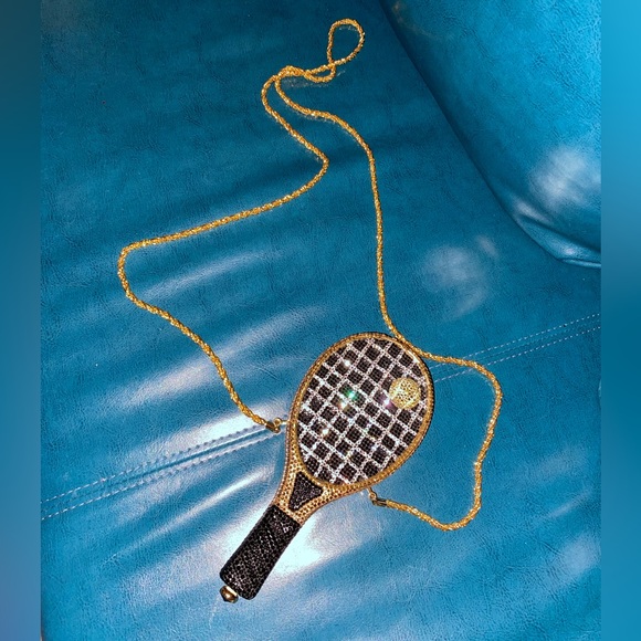 Kathrine Baumann Limited Edition Full Bead Crystal Wilson Tennis Racket - Picture 1 of 7